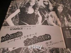 Lynyrd Skynyrd 1977 Japan Tour Book with A Japanese Ticket Stub Concert Program