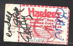 Lynyrd Skynyrd signed 1988 Capital Center concert ticket and backstage passes