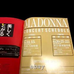 MADONNA 1987 Japan First Tour Concert Ticket Stub & Program Book Set Rare