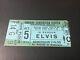 Main Floor Elvis Concert Ticket Stub Indianapolis October 5, 1974