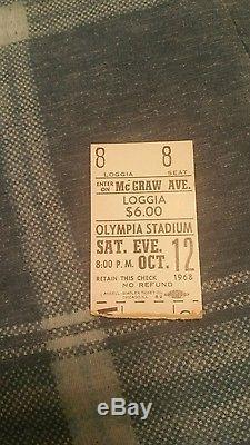 Mega Rare Cream Concert Ticket Stub Eric Clapton Jack Bruce Olympia Detroit