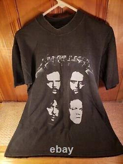 METALLICA Concert T-Shirt & Ticket Stub Feb 27, 1992 Metal Rock Black Album Tour