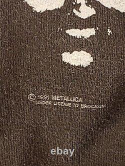 METALLICA Concert T-Shirt & Ticket Stub Feb 27, 1992 Metal Rock Black Album Tour