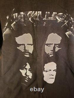 METALLICA Concert T-Shirt & Ticket Stub Feb 27, 1992 Metal Rock Black Album Tour
