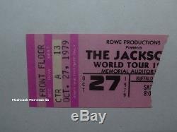 MICHAEL JACKSON 1979 Concert Ticket Stub BUFFALO NY Jacksons World Tour RARE