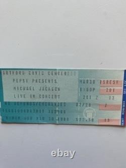 MICHAEL JACKSON 1988 BAD CONCERT TOUR PROGRAM Plus ticket Stub From Same Show