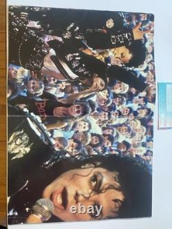 MICHAEL JACKSON 1988 BAD CONCERT TOUR PROGRAM Plus ticket Stub From Same Show