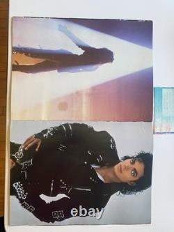 MICHAEL JACKSON 1988 BAD CONCERT TOUR PROGRAM Plus ticket Stub From Same Show
