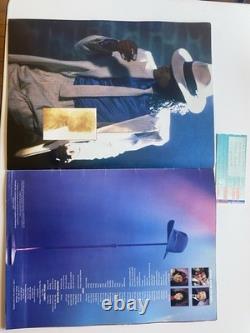 MICHAEL JACKSON 1988 BAD CONCERT TOUR PROGRAM Plus ticket Stub From Same Show