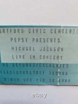 MICHAEL JACKSON 1988 BAD CONCERT TOUR PROGRAM Plus ticket Stub From Same Show