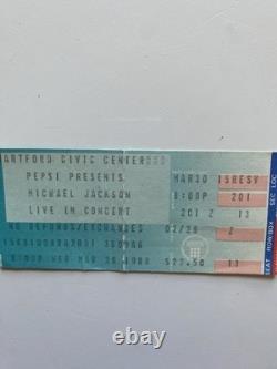 MICHAEL JACKSON 1988 BAD CONCERT TOUR PROGRAM Plus ticket Stub From Same Show