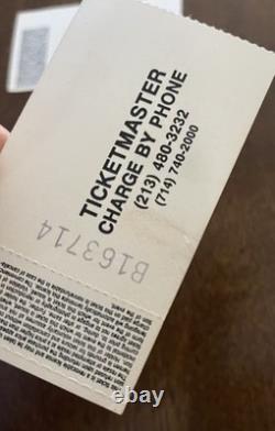 MICHAEL JACKSON Original Concert (2) Ticket Stubs Jan 16 1989 L. A. Sports Arena
