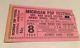 Michigan Pop Festival Concert Ticket Stub 4-8-1969 Bob Seger Src Ted Nugent