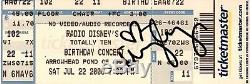 MILEY CYRUS Signed 1st Ever HANNAH MONTANA Concert Performance Ticket Stub 2006