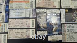 Massive Lot Ticket Stubs Rock Concert Sporting Event Kiss Aersosmith Cards Blues