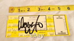 Megadeth Testament Autographed Concert Ticket stub 1990