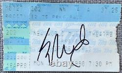 Melanie C Signed In Person 1998 Spice Girls Concert Ticket Stub In Top Loader