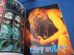 Metallica 1986 Japan Tour Book with Ticket Stub Concert Program Cliff Burton