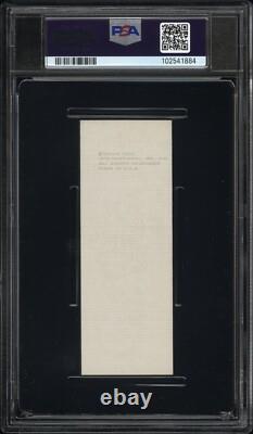 Metallica & Cult Concert Unused Ticket Stub PSA 8 Duluth DECC Arena GA 6/8/1989