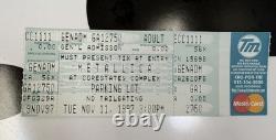 Metallica! FULL UNUSED Concert Ticket Stub 11/11/97 Philly
