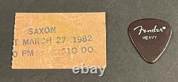 Metallica / Saxon 3-27-1982 Concert Ticket Stub Whisky A Go Go 2nd Show Ever