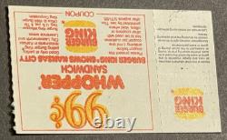 Metallica / WASP 2-16-1985 Concert Ticket Stub Ride The Lightning Tour K. C. MO