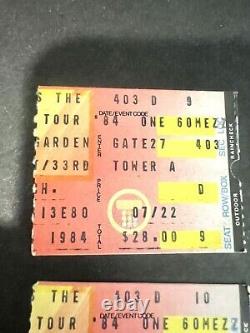 Michael Jackson 1984 Concert Ticket Victory Tour, Lot Of 3 Stubs Madison Square