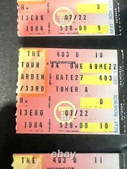 Michael Jackson 1984 Concert Ticket Victory Tour, Lot Of 3 Stubs Madison Square