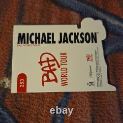 Michael Jackson BAD World Tour Concert Ticket Stub 1987 Sec 15 Row 02 Seat 10