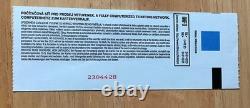 Michael Jackson Concert Ticket Stub, Prague, Czech Republic