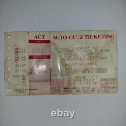 Michael Jacksons Victory Tour Concert Ticket Stub PONTIAC SILVERDOME 1984 MI
