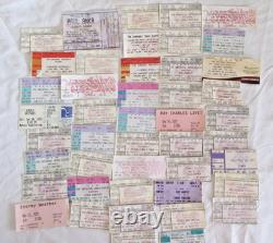 Mixed Lot 45 Concert Ticket Stub 1987-2009 Willie Nelson Dion Ray Elton + L. A