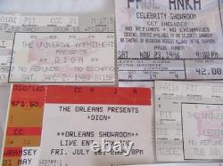 Mixed Lot 45 Concert Ticket Stub 1987-2009 Willie Nelson Dion Ray Elton + L. A