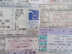 Mixed Lot 45 Concert Ticket Stub 1987-2009 Willie Nelson Dion Ray Elton + L. A