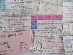Mixed Lot 45 Concert Ticket Stub 1987-2009 Willie Nelson Dion Ray Elton + L. A