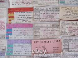 Mixed Lot 45 Concert Ticket Stub 1987-2009 Willie Nelson Dion Ray Elton + L. A