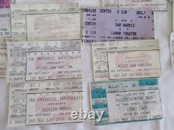 Mixed Lot 45 Concert Ticket Stub 1987-2009 Willie Nelson Dion Ray Elton + L. A