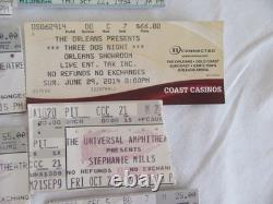 Mixed Lot 45 Concert Ticket Stub 1987-2009 Willie Nelson Dion Ray Elton + L. A