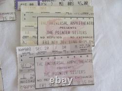 Mixed Lot 45 Concert Ticket Stub 1987-2009 Willie Nelson Dion Ray Elton + L. A