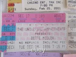 Mixed Lot 45 Concert Ticket Stub 1987-2009 Willie Nelson Dion Ray Elton + L. A