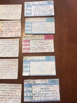 Mixed Lot Vintage Classic Rock Concert Ticket Stubs 1986-1994
