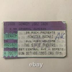 Monster Magnet KYUSS SUGAR RAY State Theatre Concert Ticket Stub Vintage 1995