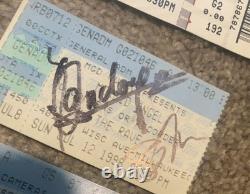 Morbid Angel 1998 The Rave Milwaukee Signed Concert Ticket Stub Steve Tucker