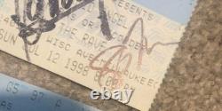 Morbid Angel 1998 The Rave Milwaukee Signed Concert Ticket Stub Steve Tucker