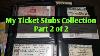 My Ticket Stubs Collection Part 2 Concerts Comedy Shows
