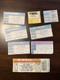 Neil Diamond Concert Ticket Stubs Lot Minnesota, 70's, 80's, 90's & 2000
