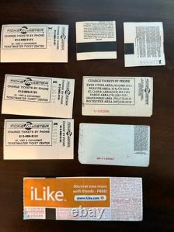 NEIL DIAMOND CONCERT TICKET STUBs LOT Minnesota, 70's, 80's, 90's & 2000