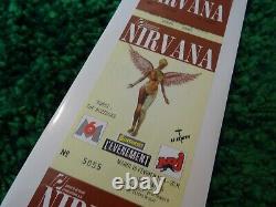 NEW MINT 1994 Nirvana Very Rare Concert Ticket Stub Kurt Cobain / THE BUZZCOKS