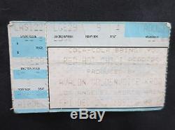 Nirvana Concert Ticket 1991 Coa Rare! Pearl Jam Chili Peppers Stub Kurt Cobain