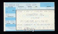NIRVANA Concert Ticket Stub 6-14-1991 HOLE DINOSAUR JR. Hollywood Palladium